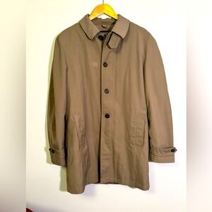 Banana Republic grey overcoat.